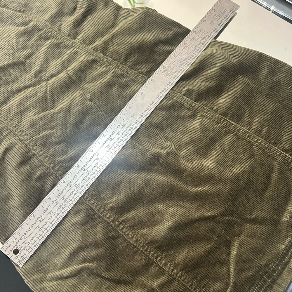 NWT PILCRO by ANTHROPOLOGIE Puff Sleeve Square Neck Corduroy Mini Dress - Picture 15 of 15